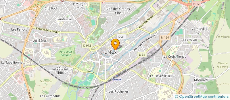 localisation de l'entreprise PROMOTION SPORT KART à DREUX