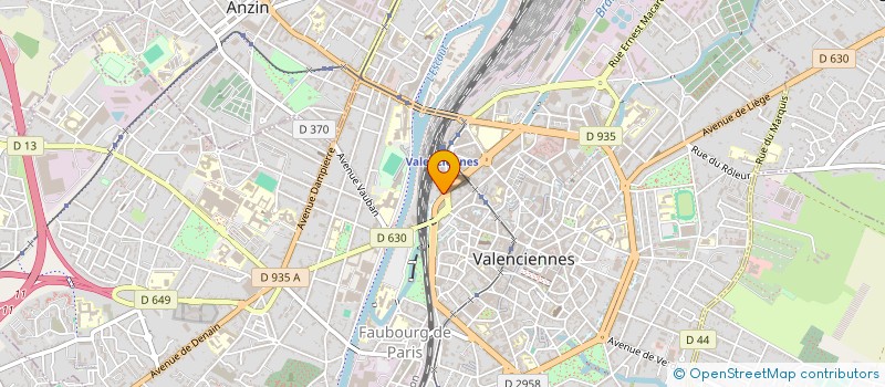 localisation de l'entreprise PROMOTION SUPERIEURE TRAVAIL VALENCIEN à VALENCIENNES
