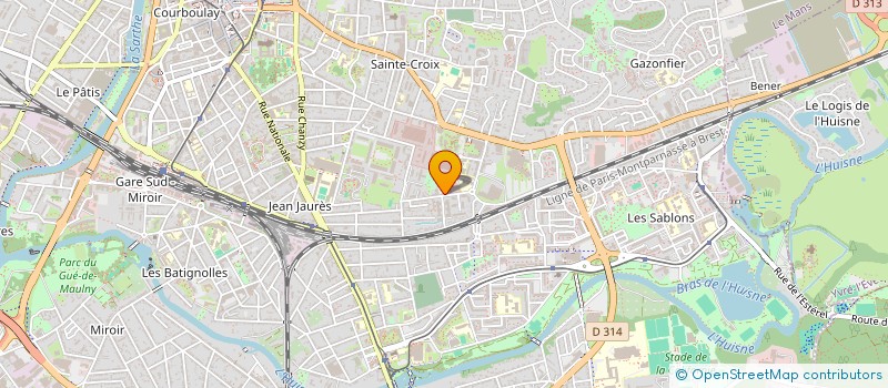 localisation de l'entreprise PROMOTION TP2L  LE MANS