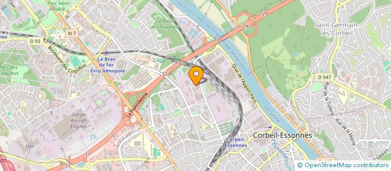 localisation de l'entreprise PROMOTION VENTE & DIFFUSION INDUSTRIELLE à CORBEIL-ESSONNES