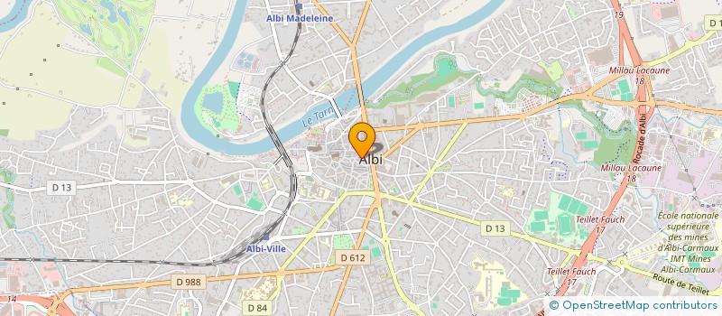 localisation de l'entreprise PROMOTIQUE à ALBI