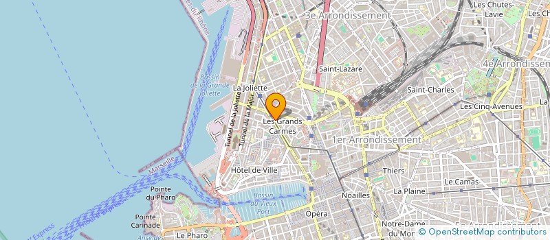 localisation de l'entreprise PROMOTIS PROVENCE à MARSEILLE