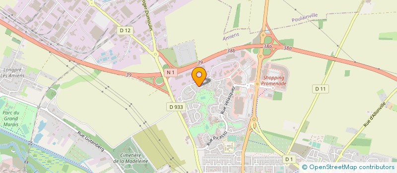 localisation de l'entreprise PROMOUV SANTE à AMIENS