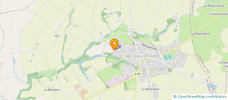 localisation de l'entreprise PROMOUVOIR L'INITIATIVE DES TALENTS EN VENDEE P.I.T VENDEE à NIEUL-LE-DOLENT