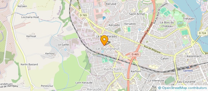 localisation de l'entreprise PROMOUVOIR LE GRAND MANGER  LORIENT