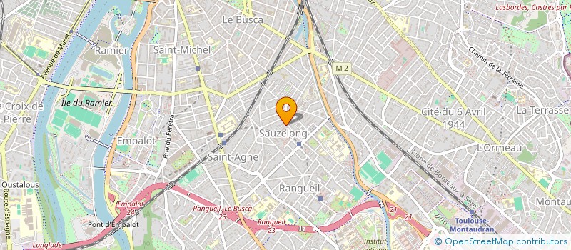 localisation de l'entreprise PROMOUVOIR LES ARTS EN SYNERGIE AVEC LES MUSIQUES ACTUELLES à TOULOUSE