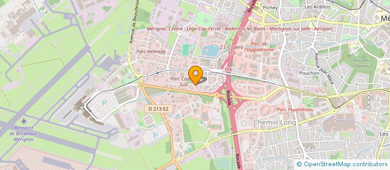 localisation de l'entreprise PROMOVAC à MERIGNAC