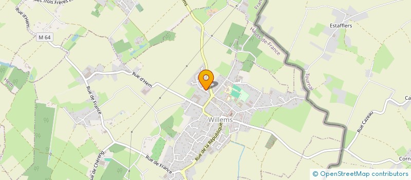 localisation de l'entreprise PROMOVALNOR à CAMPHIN-EN-PEVELE
