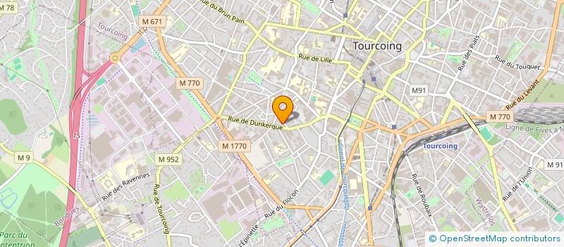 localisation de l'entreprise PROMOVEO  TOURCOING