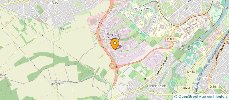 localisation de l'entreprise PROMOVEO  CERNAY