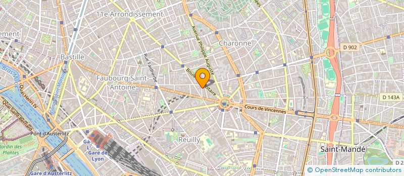 localisation de l'entreprise PROMOX à PARIS
