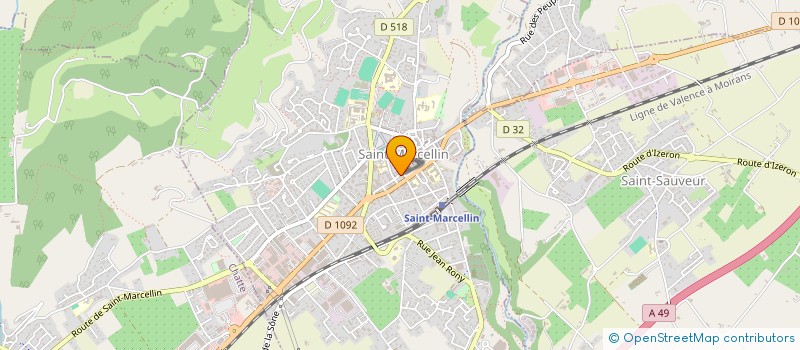 localisation de l'entreprise PROMOZEN  SAINT-MARCELLIN