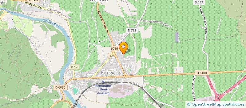 localisation de l'entreprise PROMOZONE à REMOULINS