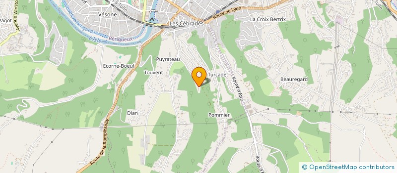 localisation de l'entreprise PROMPSAULT à SANILHAC