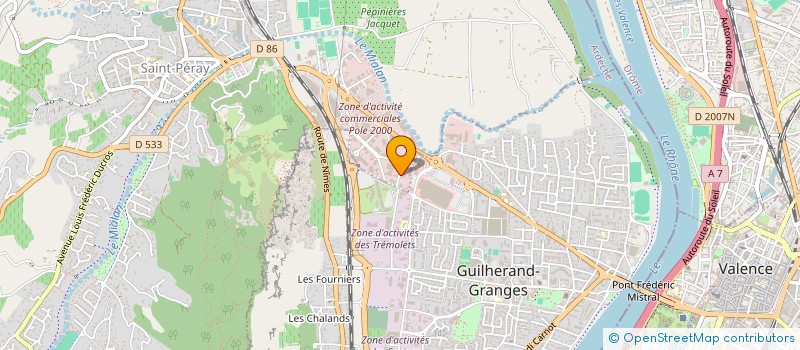 localisation de l'entreprise PROMPT INTERNATIONAL à SAINT-PERAY