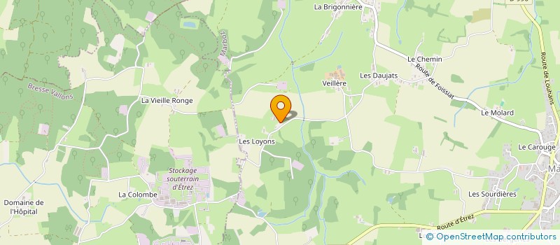 localisation de l'entreprise PROMPT PAUGET  MARBOZ