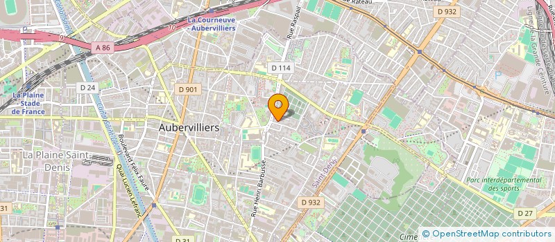 localisation de l'entreprise PROMPTO  COURBEVOIE