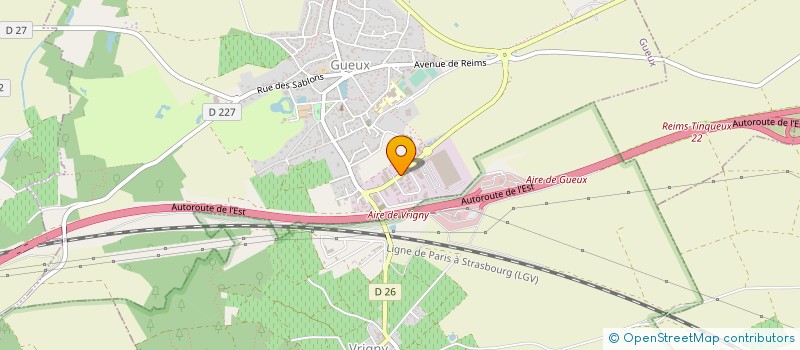 localisation de l'entreprise PROMSY & FILS  GUEUX