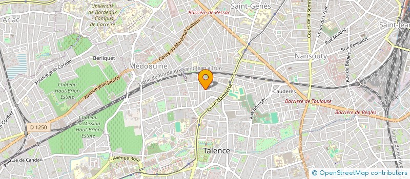 localisation de l'entreprise PROMUSIC  TALENCE