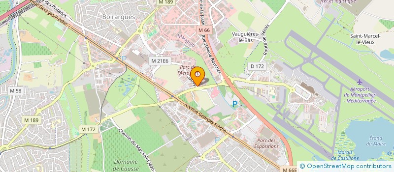 localisation de l'entreprise PROMUT  PEROLS