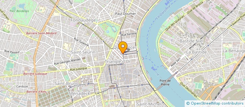 localisation de l'entreprise PROMYZE à BORDEAUX