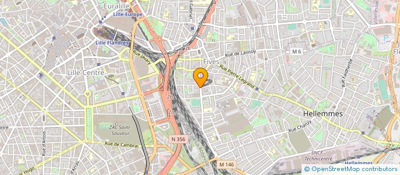 localisation de l'entreprise PRONATEC SA à LILLE