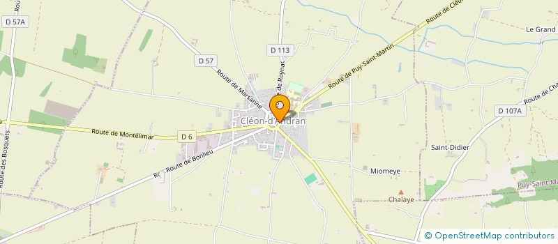 localisation de l'entreprise PRONATURAL  CLEON-D'ANDRAN