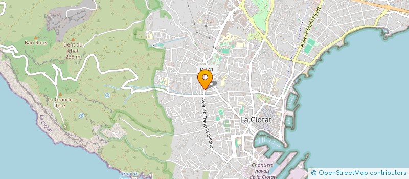 localisation de l'entreprise PRONAUTIQUE  LA CIOTAT