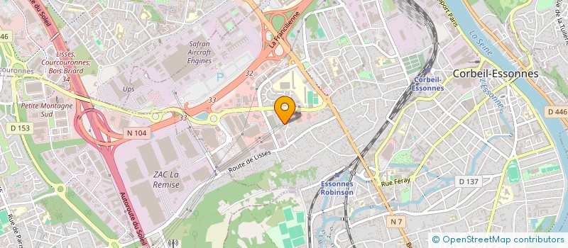 localisation de l'entreprise PRONE à CORBEIL-ESSONNES
