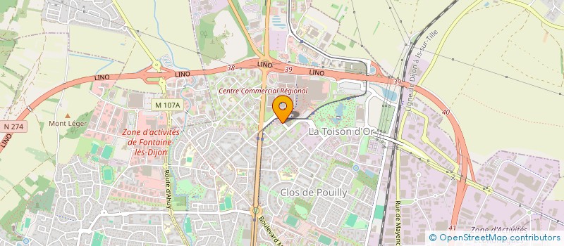 localisation de l'entreprise PRONE SYSTEMS à DIJON