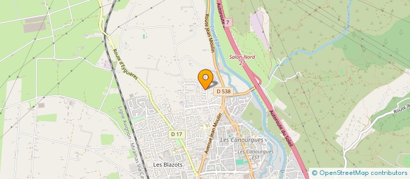 localisation de l'entreprise PRONEGADE  SALON-DE-PROVENCE