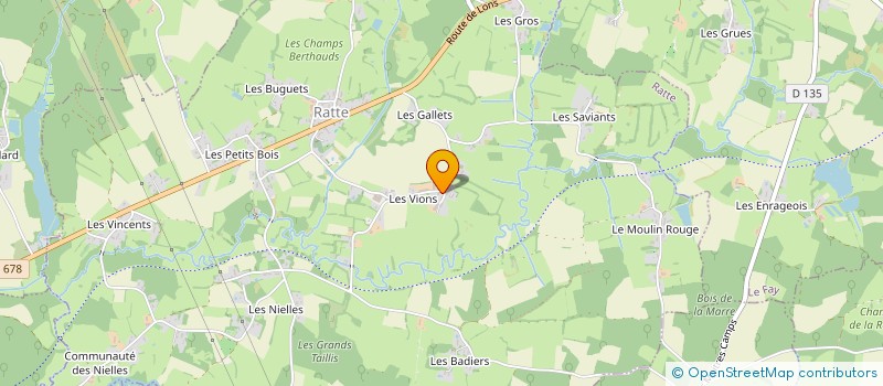 localisation de l'entreprise PRONEGOCE  RATTE