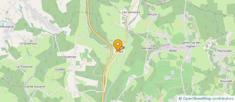 localisation de l'entreprise PRONET'24 à BERGERAC