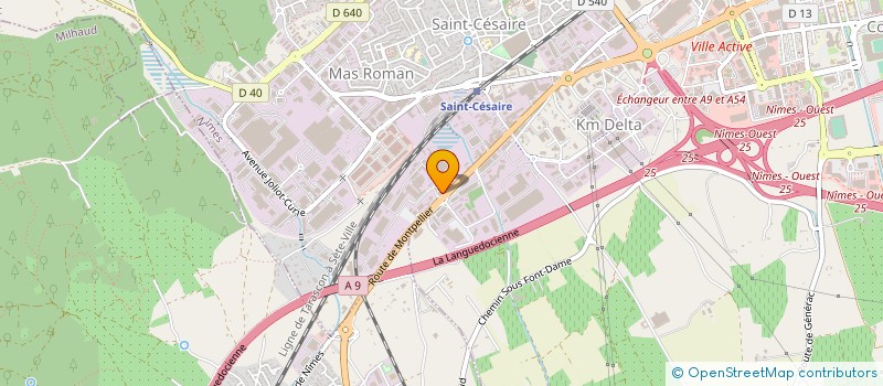 localisation de l'entreprise PRONET 30  NIMES