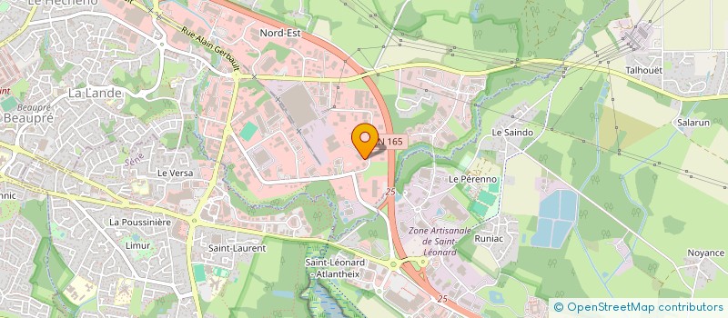 localisation de l'entreprise PRONET à VANNES
