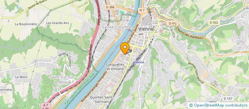 localisation de l'entreprise PRONET à VIENNE