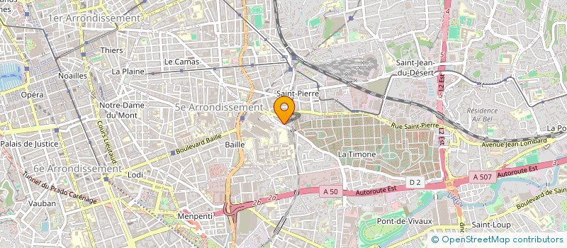 localisation de l'entreprise PRONET'HYGIENE à MARSEILLE