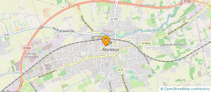 localisation de l'entreprise PRONETEC à MONTEUX