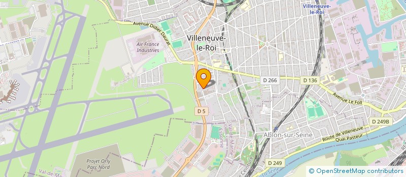 localisation de l'entreprise PRONETTOYAGE à VILLENEUVE-LE-ROI