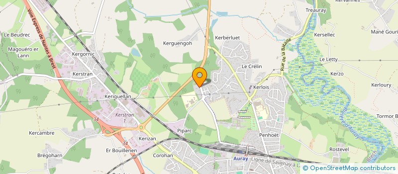 localisation de l'entreprise PRONO - LORHO  BRECH