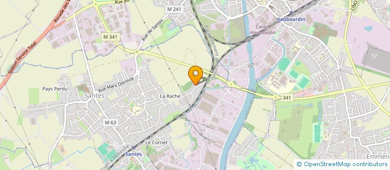 localisation de l'entreprise PRONODREAMS à SANTES