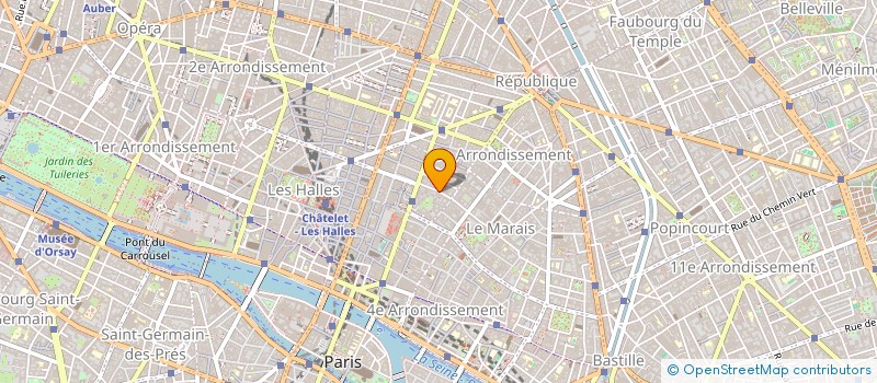 localisation de l'entreprise PRONOE SAS à PARIS