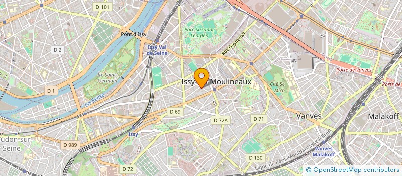 localisation de l'entreprise PRONOIA à ISSY-LES-MOULINEAUX
