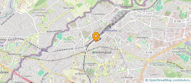 localisation de l'entreprise PRONOIART  ANNEMASSE
