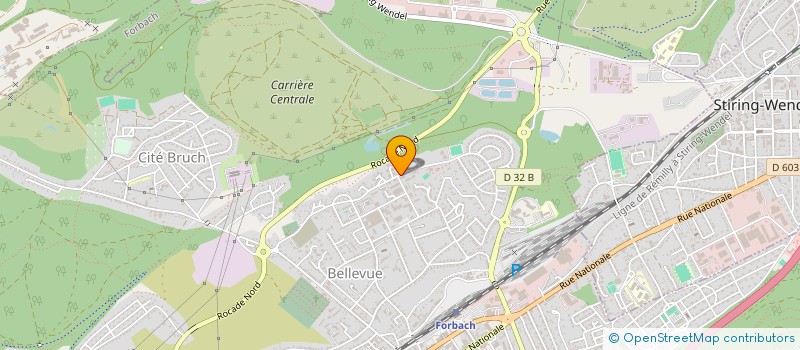 localisation de l'entreprise PRONOKAR  FORBACH