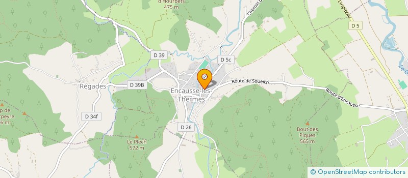 localisation de l'entreprise PRONOMADE(S) EN HAUTE-GARONNE  ENCAUSSE-LES-THERMES