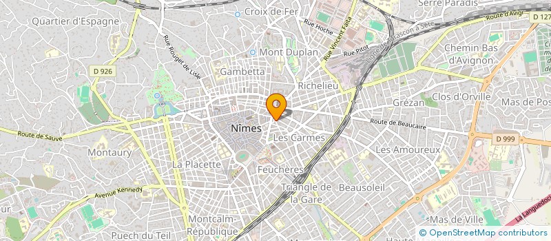 localisation de l'entreprise PRONOR  NIMES