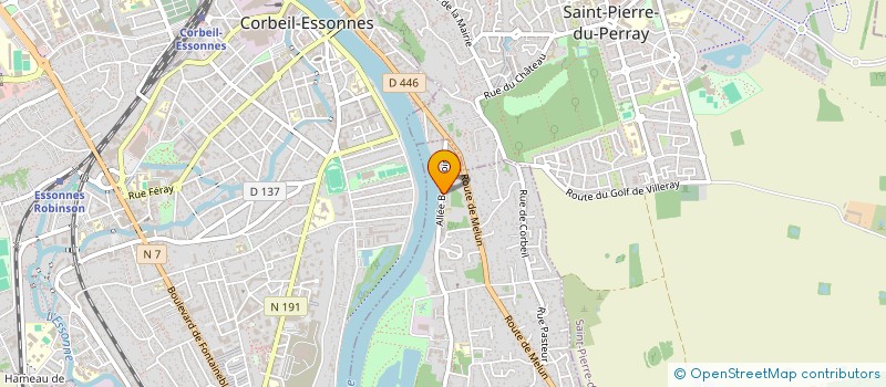 localisation de l'entreprise PRONOR SARL  SAINTRY-SUR-SEINE
