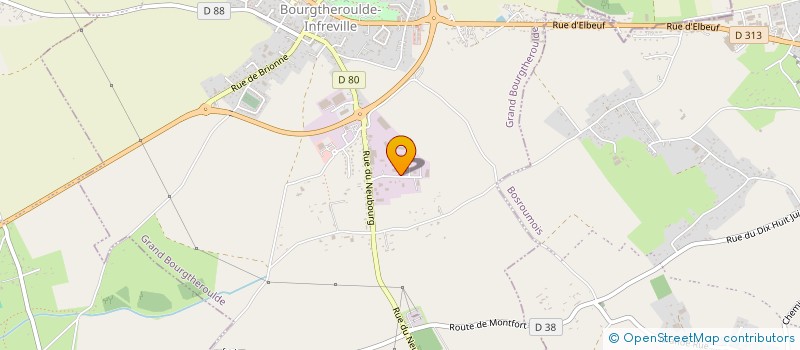 localisation de l'entreprise PRONORD-OUEST à GRAND BOURGTHEROULDE