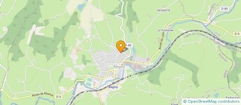 localisation de l'entreprise PRONOTEC à REGNY